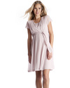 Seraphine Jodie - Chiffon Maternity / Nursing Dress - Blush Pink Dresses_
