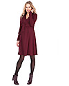 Seraphine Johana Wrap Detail Pregnancy and Nursing Winter Dress, Burgundy Dresses_