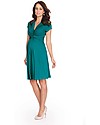 Seraphine Jolene - Knot front Maternity Dress - Peacock (elegant and versatile!) Dresses_
