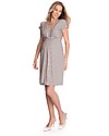 Seraphine Jolene - Knot front Maternity Dress - Pink/Polka Dots (elegant and versatile!) Dresses_