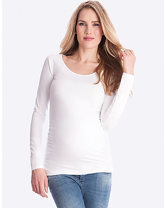 Seraphine Julianne Maternity Long Sleeves Top - Pack of 2 - White/Black Long Sleeves Tops