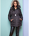 Seraphine Kingston, Maternity + Baby Carrying Down Short Coat 3 in 1, Black - Idea before and after pregnancy! Down Jacket
