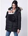 Seraphine Kingston, Maternity + Baby Carrying Down Short Coat 3 in 1, Black - Idea before and after pregnancy! Down Jacket
