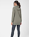 Seraphine Kristen 3in1 Hoody Dress - Khaki - for Pregnancy Breastfeeding and Babywearing Sweatshirts