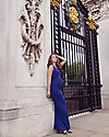 Seraphine Lexington, Maternity and Nursing Maxi Dress, Ink Blue Dresses_