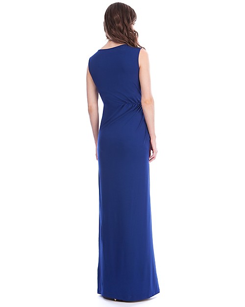 Seraphine Lexington, Maternity and Nursing Maxi Dress, Ink Blue Dresses_