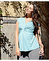 Seraphine Liza, Knot Front Maternity and Nursing Top, Mint T-shirts