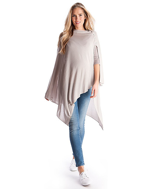 Seraphine Madison Bamboo Summer Nursing Shawl - Latte! Scarves