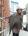 Seraphine Madison - Brown Nursing Shawl - Bamboo + Wool (cozy, comfortable and multifunctional) Scarves