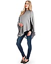 Seraphine Madison - Grey Nursing Shawl - Bamboo + Wool (cozy, comfortable and multifunctional) Scarves