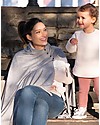 Seraphine Madison - Grey Nursing Shawl - Bamboo + Wool (cozy, comfortable and multifunctional) Scarves