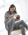 Seraphine Madison - Grey Nursing Shawl - Bamboo + Wool (cozy, comfortable and multifunctional) Scarves