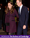 Seraphine Marina Maternity Coat in elegant Bouclé - Purple (chosen by Kate Middleton) Coats