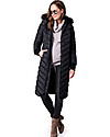 Seraphine Maternity and Baby Carrying Long Eco Down Coat 3 in 1 Rocky - Black Down Jacket