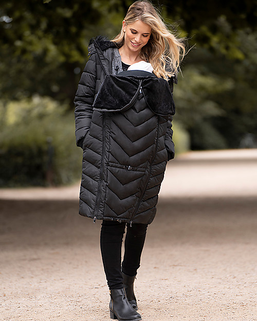 Seraphine Maternity and Baby Carrying Long Eco Down Coat 3 in 1 Rocky