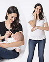 Seraphine Maternity and Nursing Bamboo T-Shirt -Twin Pack  Black and White T-shirts