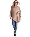 Seraphine Maternity and Nursing Caleb Cable Knit Shawl - Camel Scarves