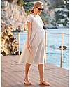 Seraphine Maternity and Nursing Dress - Padma - Cotton and Linen - Sage Green Dresses_