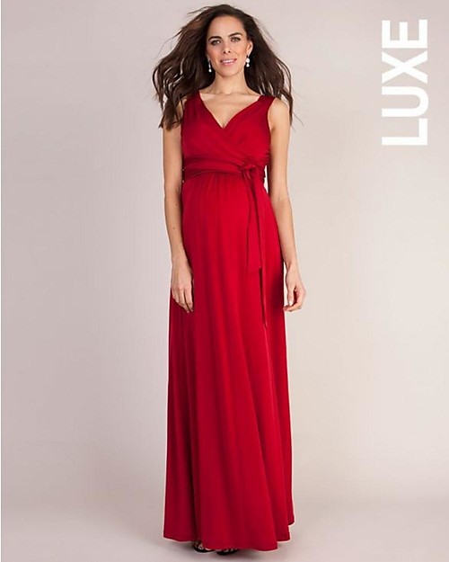 Seraphine Maternity and Nursing Evening Dress - Malia - Red Dresses_