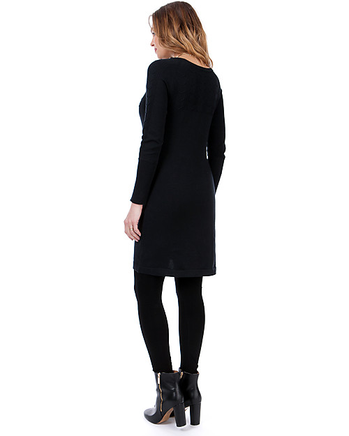 Seraphine Maternity and Nursing Rita Knitted Dress - black Dresses_