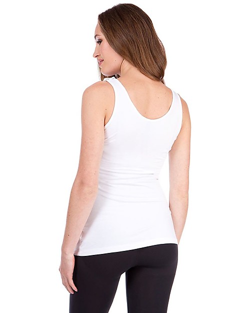 Seraphine Maternity and Nursing Tops -Twin Pack Black and White Vests