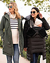 Seraphine Maternity + Baby Carrying Down Coat 3 in 1 Anna, Black Down Jacket