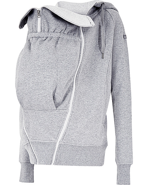 Seraphine Maternity + Baby carrying Jumper 3-In-1 Connor with Active Hoodie, Charcoal Sweatshirts