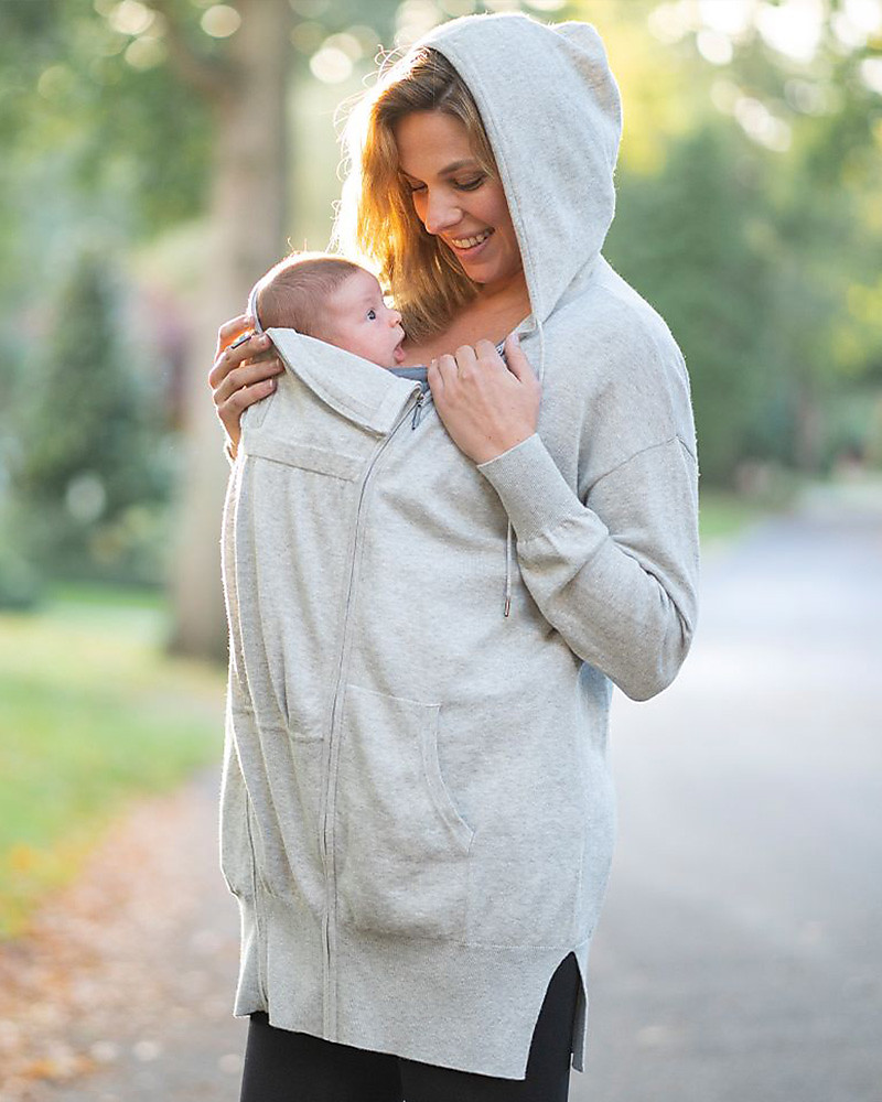 Seraphine Maternity + Baby carrying Jumper 3-In-1 Lilith with Hoodie woman
