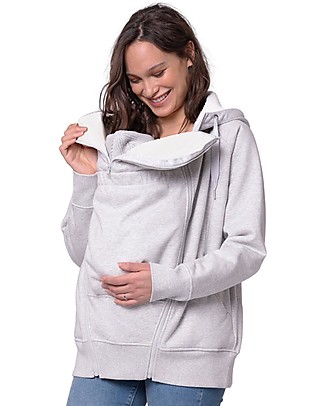 Seraphine Maternity + Baby carrying Jumper 3-In-1 Sutton with Hoodie - Sherpa-Lined Sweatshirts