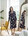 Seraphine Maternity Dress - Floral - Black - V-Neck - Viscose Dresses_