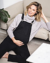 Seraphine Maternity Jeans Dungaree Travis - Black Dungarees