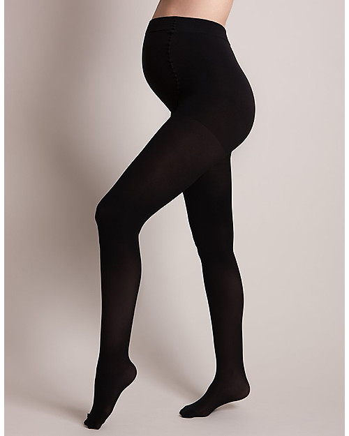 Seraphine Maternity Tights 100 Den (Extra Belly Support) - Black Tights