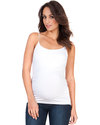 Seraphine Maternity Vest Top with secret support Lilli - White Tank Tops