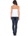 Seraphine Maternity Vest Top with secret support Lilli - White Tank Tops