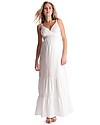 Seraphine Melody, Woven Maternity Maxi Boho Dress, White - 100% cotton voile Dresses_