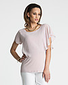 Seraphine Meredith, Chiffon Maternity and Nursing Top - Blush Pink T-shirts