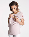 Seraphine Meredith, Chiffon Maternity and Nursing Top - Blush Pink T-shirts