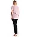 Seraphine Meredith, Chiffon Maternity and Nursing Top - Blush Pink T-shirts