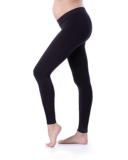 Seraphine Outlet Tammy Under-Bump Bamboo Maternity Leggings New Model! -  Black (for an active lifestyle!) - Showroom Sample - Size M woman