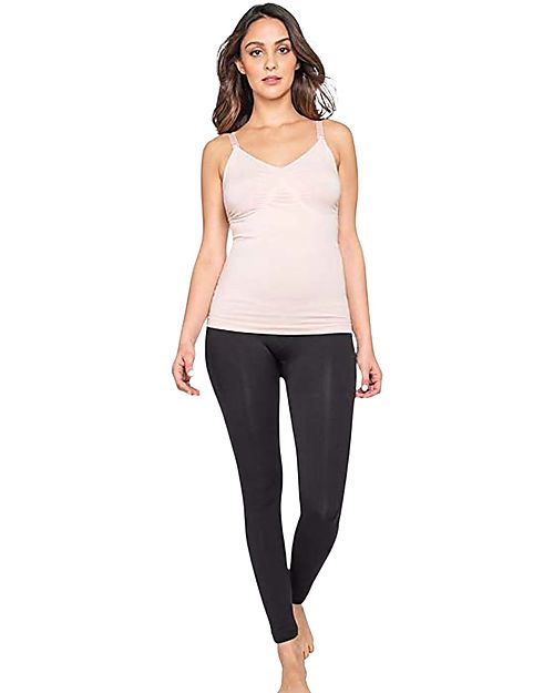 Seraphine Pack Tali - Seamless Nursing Vest - Black and Blush Vests