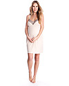 Seraphine Paris, Lace Trim Maternity & Nursing Nightie - Blush Pink Nightdress