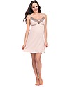 Seraphine Paris, Lace Trim Maternity & Nursing Nightie - Blush Pink Nightdress