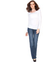 Seraphine Paula Maternity Jeans - boot cut with low waistline - classic faded blue Jeans