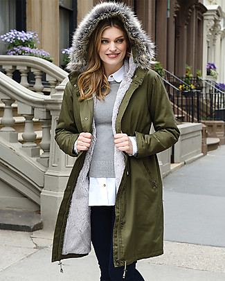 Seraphine Penelope Maternity + Baby Carrying Parka 3 in 1- Ideal before and after baby! Jackets