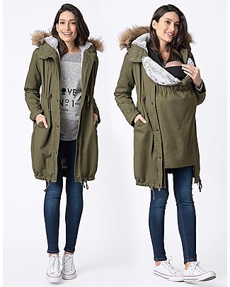 Seraphine Penelope Maternity + Baby Carrying Parka 3 in 1- Ideal before and after baby! Jackets