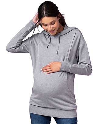 Seraphine Pernella Maternity & Nursing Hoody - Grey Sweatshirts