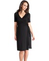 Seraphine Renee Maternity / Nursing Wrap Dress in Black! Dresses_