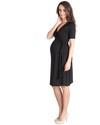 Seraphine Renee Maternity / Nursing Wrap Dress in Black! Dresses_