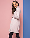 Seraphine Roll Neck Oversize Maternity and Nursing Tunic Veronica, Taupe - Cotton Dresses_