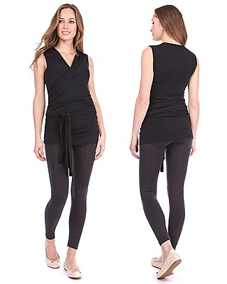 Seraphine Skin to Skin Babywearing Top Winifrid - Black T-shirts